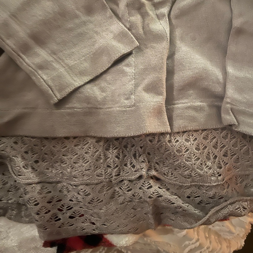 Gray Cyrus sweater new with tags